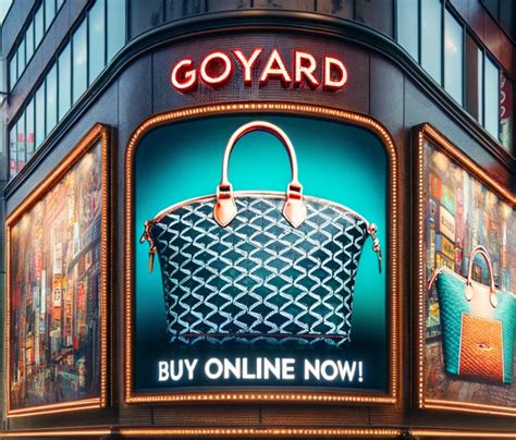 does goyard sell online|can you purchase goyard online.